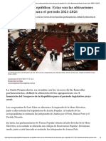 Congreso de la República_ Estas son las ubicaciones de las bancadas para el periodo 2021-2026 Bicentenario Fiestas Patrias nndc _ PERU _ GESTIÓN