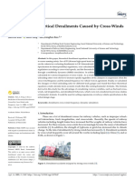 Applied Sciences: Prediction of Theoretical Derailments Caused by Cross-Winds With Frequency