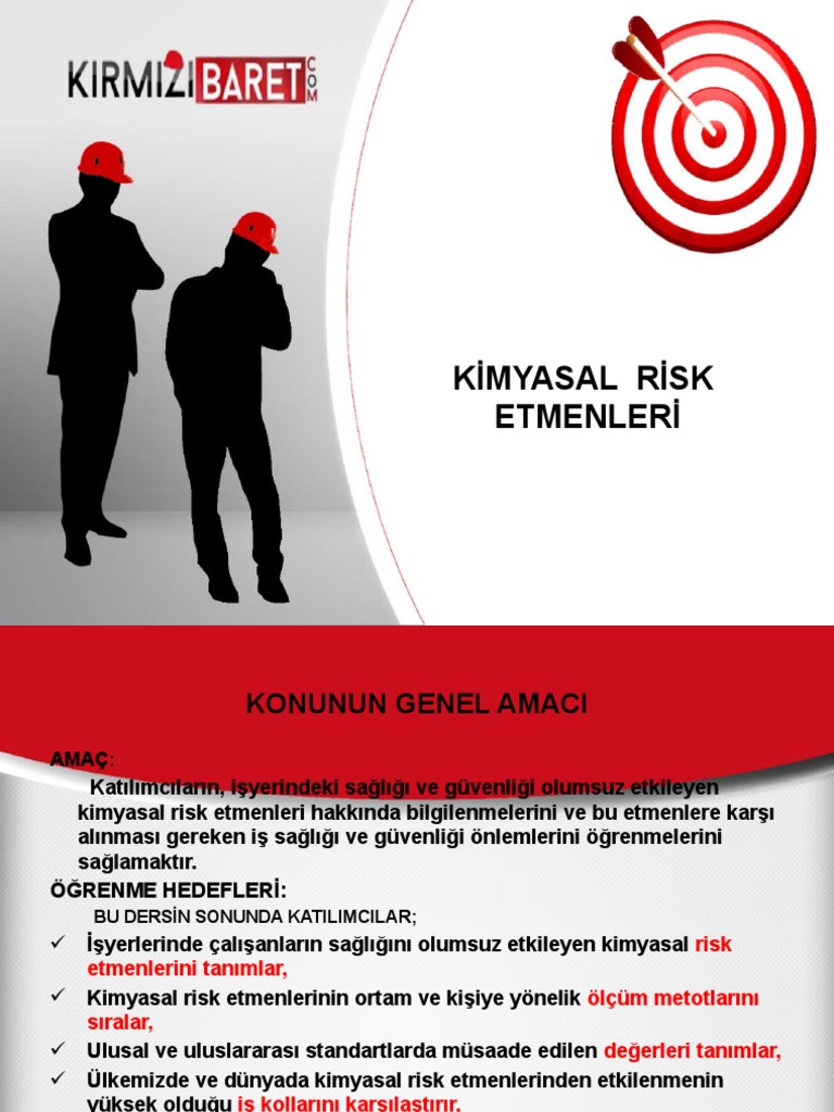 Kimyasal Risk Etmenleri | PDF