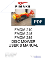 Disc Mower Manual