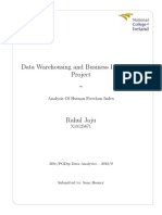 Data Warehousing and Business Intelligence Project: Analysis of Human Freedom Index