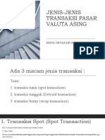 TM 4 - Jenis-Jenis Transaksi Pasar Valuta Asing