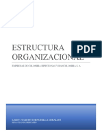 Taller Estructura Organizacional