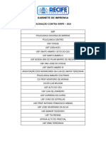 Lista Unidades de Saude - Vacinacao Contra A Gripe 2021