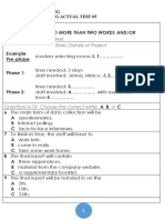 IELTS Listening Project Deadlines