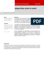 Efecto de Los Plaguicidas en La Salud