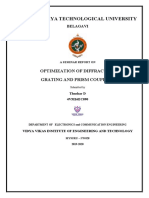 Seminar Front Sheet - Acknowledgement Format