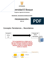 Persistencia - ArchivosTexto