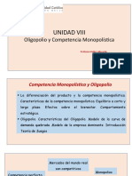 Unidad VIII Competencia Monopolistica, Oligopolio