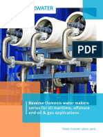 Reverse Osmosis Water Makers: Series For All Maritime, Offshore and Oil & Gas Applications