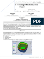 Mathematical Modeling of Plastic Injecti