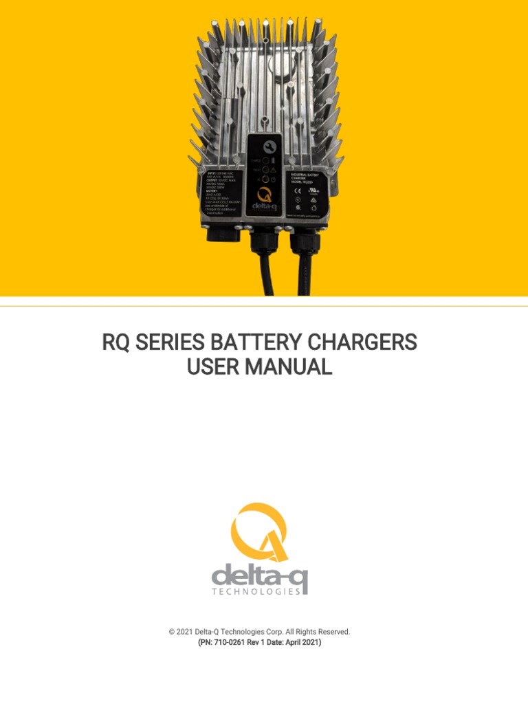 RQ Series Battery Chargers User Manual | PDF | Battery Charger ...