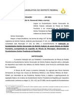 Indicação de MP Ao GDF Carreira BM e PM Dep Roosevelt e FONAP