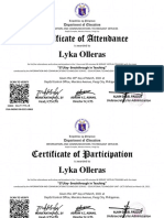 ETUlay - Breakthrough in Teaching - Certificates