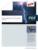 Surge protection for CCTV systems