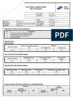 86 Lockout Auxiliary Relay Site Test Report: Mechanical Checks & Visual Inspection