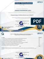 File Sertifikat Online Course - Pengembangan Profesionalisme Guru Di Abad 21 - MUHAMMAD KHOHARUDIN, S.pd.I. - No. 4528161