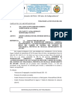 Carta de Informe