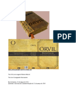 Orvil I- Lício Augusto Ribeiro Maciel e Outro