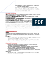 Protocolo de Intervención de Factores de Riesgo Psicosociales en Instituciones Nacionales Del Sector Defensa