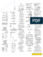 Formulas Primer Parcial