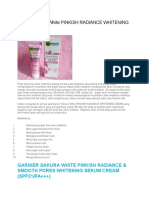 Garnier Sakura White Pinkish Radiance Whitening Cream