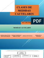 Clases de Medidas Cautelares