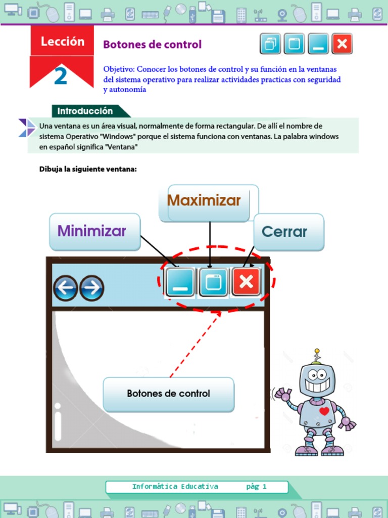 Funciones de los Botones de Control en Windows | PDF | Finanzas y ...