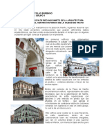 Informe de Visita de Reconocimieto de La Arquitectura de La Ciudad de Pasto