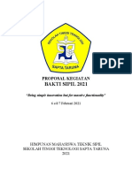 Proposal Kegiatan Bakti Sipil 2021