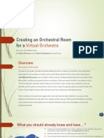 Creating An Orchestral Room - Part - 1
