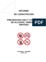 Prevencion Uso y Consumo de Alcohol, Tabaco y Drogas