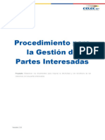 Procedimiento Gestion de Partes Interesadas