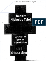 Nassim Taleb Las Cosas Que Se Benefician Del Desorden Subrayado CAPITULOS