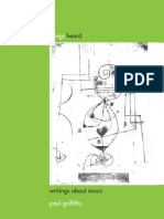 Paul Griffiths - The Substance of Things Heard- Writings About Music (Eastman Studies in Music) [eBook]