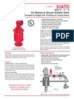 Air Release & Vacuum Breaker Valve: (Threaded & Flanged) With Throttling Air Control Device