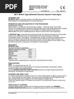 Biggy Agar (Bismuth Glucose Glycine Yeast Agar) : Instructions For Use - Ready-To-Use Plated Media