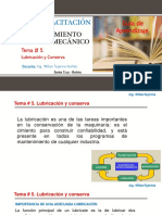 Tema # 5. Lubricación y Conservación