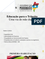 Educação para o Trânsito - Uma via de mão dupla