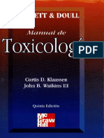 Manual de Toxicología - La Ciencia Básica de Los Tóxicos