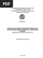 O IMPACTO DAS REESTRUTURAÇÕES PRODUTIVAS E EDUCACIONAIS SOBRE O TRABALHO E A IDENTIDADE DOCENTE