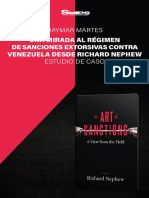 Una Mirada Al Regimen de Sanciones Extorsivas Contra Venezuela Desde Richard Nephew. Estudio de Caso