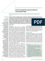 Diagnostic Criteria For Idiopathic Pulmonary Fibrosis