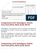 Electrical Installations Components