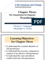 Organization Development and Change: Chapter Three: Practitioner