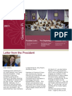 Letter From The President: Spring 2011