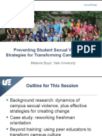 Preventing Sexual Violence PowerPoint