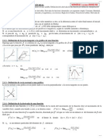 Derivadas de funciones y conceptos matemáticos básicos