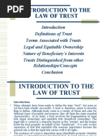 Law of Trust Intro