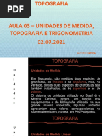 Aula 03 - Triangulação e Trigonometria - Corrigida